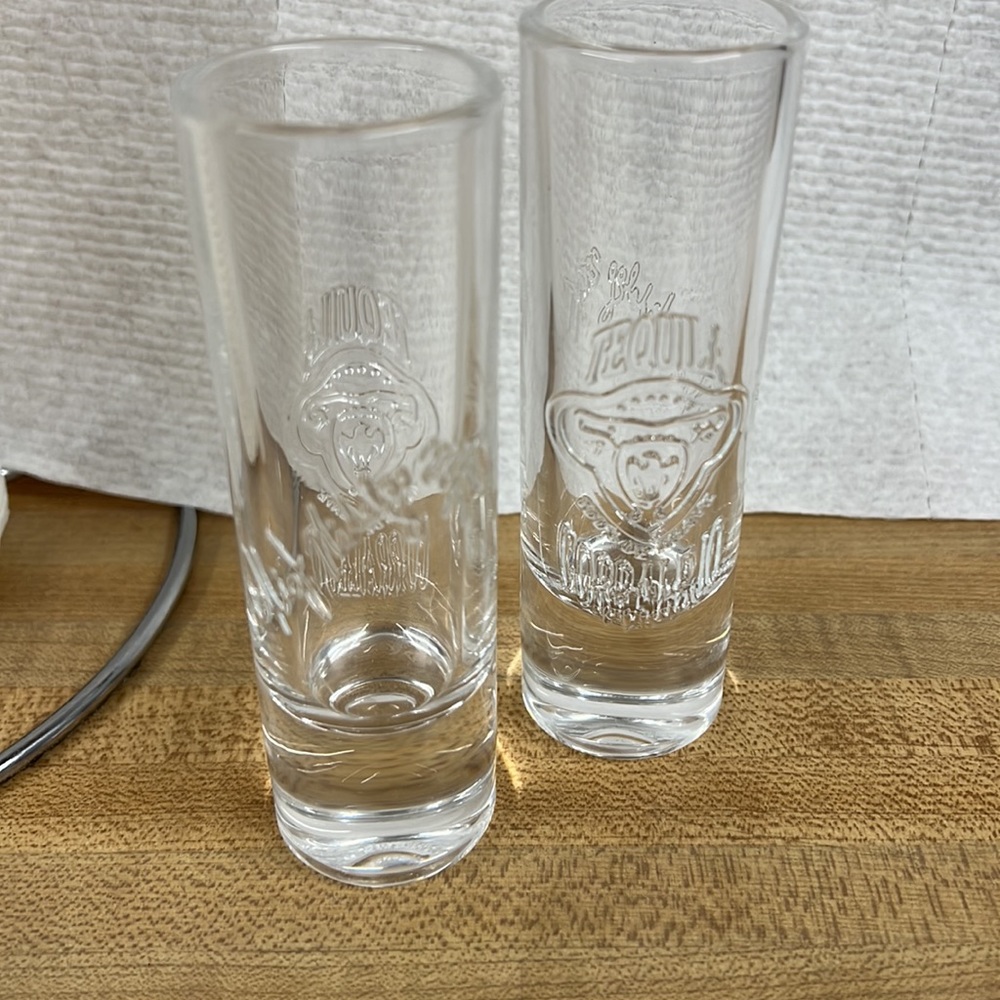 New Tall Tequila SHOT Glasses - Picture 2 of 5